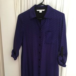 DVF Dress in purple